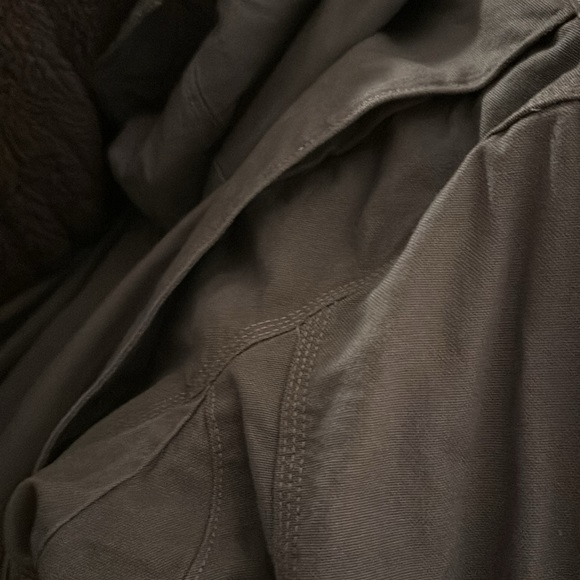 NWT! Carhartt Full Swing Grey Gray Hooded Sherpa Lined Jacket Fleece XL - Picture 16 of 16